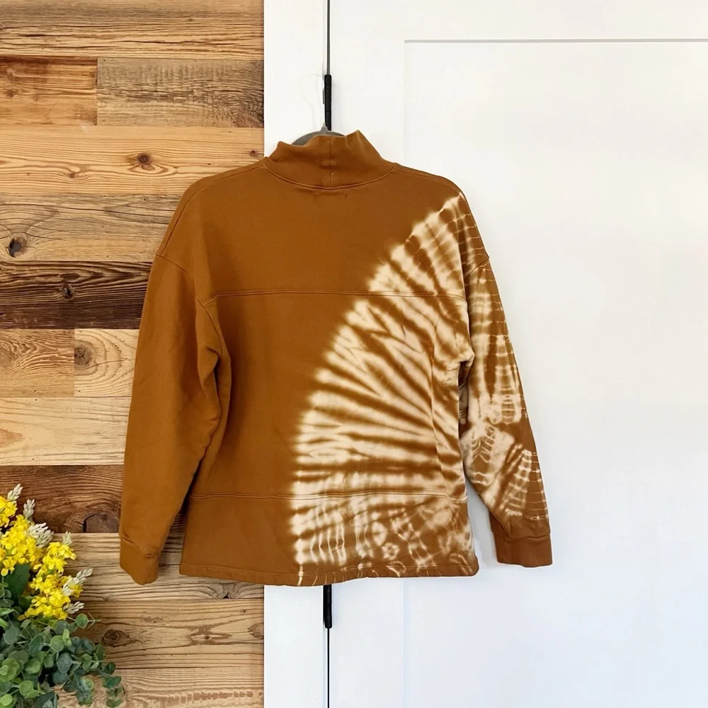 Madewell Tie-Dye (Re)sourced Cotton Mockneck Pocket Sweatshirt